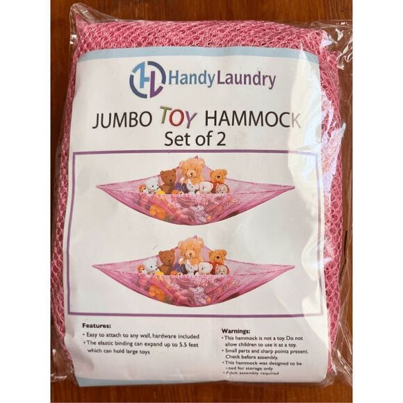 Handy Laundry Jumbo Toy Hammock Set of 2 NEW BUY 2 GET 1 FREE - Picture 3 of 3